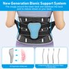 Bracepost Back Brace for Lower Back Pain Relief with 3D Lumbar Pad, Lumbar Support Belt for Men & Women with Biomimetic Widened Back Support Bar, for Herniated Disc, Sciatica, XL(Waist:43.5"-47.5")