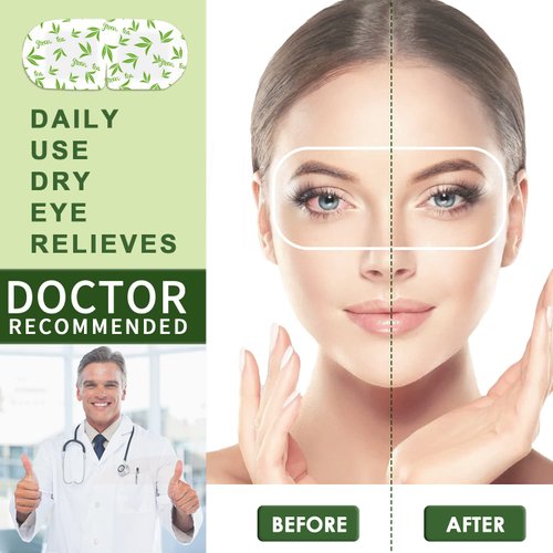 Relaxing Steam Eye Mask,20 Packs Self Heating Spa Eye Masks,Warming Eye Mask,Disposable Heated Eye Mask for Dry Eyes Fatigue Dark Circles Tired Eyes Sleep Mask for Kids Women