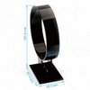 lasenersm 2 Pieces Acrylic Headband Display Stand Single Headband Holder Hairband Display Stand Hair Hoop Holder Acrylic Headband Organizer, Black