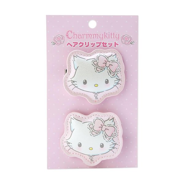 Sanrio 948888 Charmy Kitty Hair Clip Set (Heisei Character Ribbon)