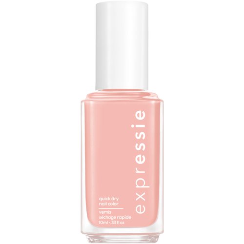 Essie expressie, Quick-Dry Nail Polish, 8-Free Vegan, Soft Pink Beige, Crop Top & Roll, 0.33 fl oz