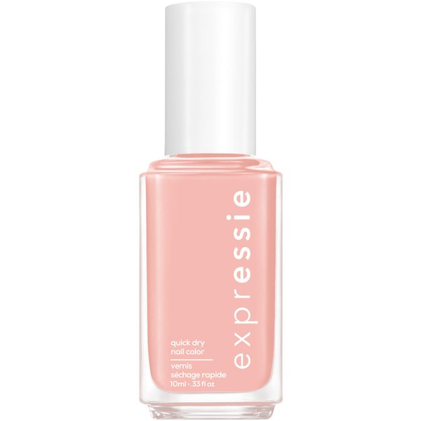 Essie expressie, Quick-Dry Nail Polish, 8-Free Vegan, Soft Pink Beige, Crop Top & Roll, 0.33 fl oz