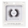 VLuxe Crystal Glow False Eyelashes, Natural Luster Faux Mink Fake Eye Lash with Special Cut, Luminous Shine & Subtle Sparkle for Stunning Natural Look (Heart)