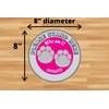 Super-Fun Kids Spot On Floor Markers 5 Pk. Keep Children 6 Ft Apart with Reusable, Durable Vinyl Decals. Distance Markers with Entertaining Animal Prints for Crowd Control in Schools and Classrooms