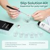 Modelones Slip Solution for Poly Nail Gel, Anti-Stick Gel Nail Extension Complete Kit with Nail Forms Nail Tips Clips Nail Art Tool DIY at Home