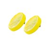 Hair Clips 2PCS Big Simulation Yellow Lemon Slices Hair Barrettes Duckbill Hair Clip Small Metal Hairpins Hair Accessories