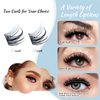 Lash Clusters 84 Pcs Cluster Lashes Eyelash Clusters DIY Cluster Eyelash Extensions Individual Lashes Soft and Comfortable(Breeze,C-12mm)