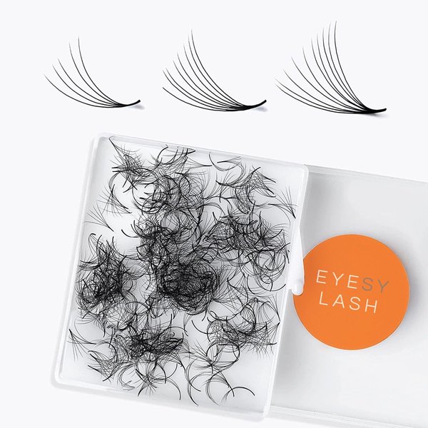 Eyesy Lash 500 Promade Fans | 8D 0.05 Size 13mm Curl D | Eyesy Eyelash Extension Premade Lashes Mega Volume Lash Extensions Pro Made Fans Eyelash Extensions Pestanas Pelo A Pelo False Eyelashes