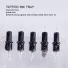 25pcs Tattoo Cup Holder Tattoo Ink Tray, Disposable Tattoo Ink Cup Tray, Tattoo Color Palette Tattoo Accessories Holder, Tattoo Pigment Ink Cup Holder Stand Kit