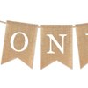 ONE Burlap Banner for Nursery Decor First Birthday Party Rustic Theme Decoration for boy or Girl，1st Birthday Party Supplies High Chair Banner Birthday Banner for Boy Girl Party