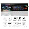 3050 12V Car Stereo Audio MP3 Player with Bluetooth Handsfree Calls, Music Play, FM Radio, Dual USB/AUX Playback, 7-Color LED Lights,VA LCD Display & Remote Control, Phone Charging