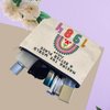40th Birthday Gifts for Women, Her, 40th Birthday Decorations Makeup Bags, 1984 Anniversary 40 Year Old Gift Ideas for Mom, Wife, Sister, Best Friends, Mothers Day, Christmas Small Cosmetic Travel Bag