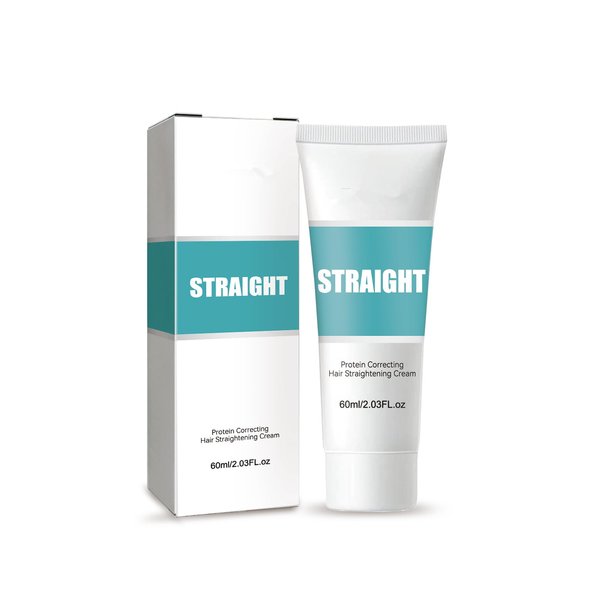 Protein Hair Straightening Cream , 2023 New Protein Correcting Hair Straightening Cream, Silk & Gloss Hair Straightening Cream ,Maigoole Hair Straightening Cream for Curly Hair (1 PC)