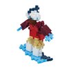 PLUS PLUS 3D Figure Building Block Set, Fun Stem Toys for Kids, 70 Interlocking Pieces - Snowboarder Mini Maker Tube
