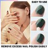 Nail Polish Corrector Pen, 4Pcs Nail Polish Remover Pen with 11 Tapered Refill Tips, Nail Polish Correction Nail Edge Cleaning Pen for Nail Art DIY