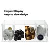 Coffee Capsule Holder Acrylic Box K Cup Holder Coffee Pod Storage Clear 4 Compartment with Lid Organizer Coffee Bar Accessories