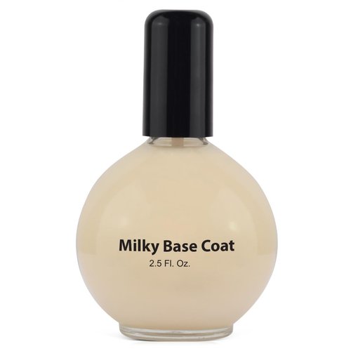 PRONAIL - Milky Base Coat for Nail Polish, 2.5 Oz - Professional Strength, Long Lasting, Manicure and Pedicure, Nail Strengthener, Hardener, Prevents Chipping - Fast Dry