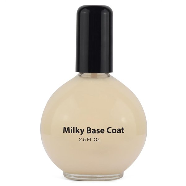 PRONAIL - Milky Base Coat for Nail Polish, 2.5 Oz - Professional Strength, Long Lasting, Manicure and Pedicure, Nail Strengthener, Hardener, Prevents Chipping - Fast Dry