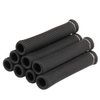 Fuzbaxy 8PCS Spark Plug Wire Boots 6 inches 2500° Heat Shield Protector Sleeve with 16pcs Stainless Steel Wire Ties(Black)