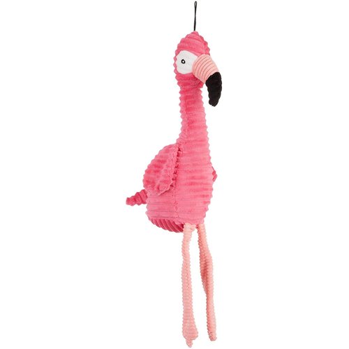 Patchwork Pet Flamingo Squeaker Dog Toy 0 Pink