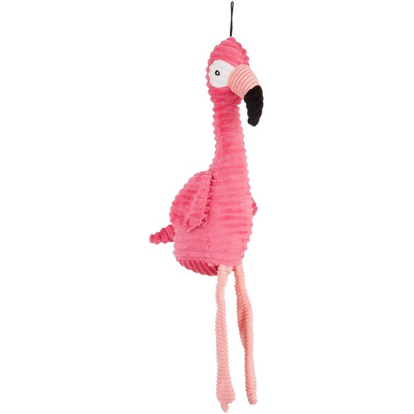 Patchwork Pet Flamingo Squeaker Dog Toy 0 Pink