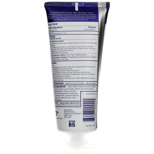 Clearasil Ultra Rapid Action Daily Face Wash 6.78oz (2 Pack)