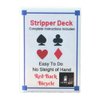 London Magic Works Stripper Deck (Red or Blue) Includes 100 Plus Tricks- Classic Card Tricks That are Sure to Amaze