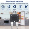 Push Button Circuit Breaker 15 Amp, Fuse Tester, Auto Trip, Manual Reset 32V, Low Voltage Protection with Waterproof Cap