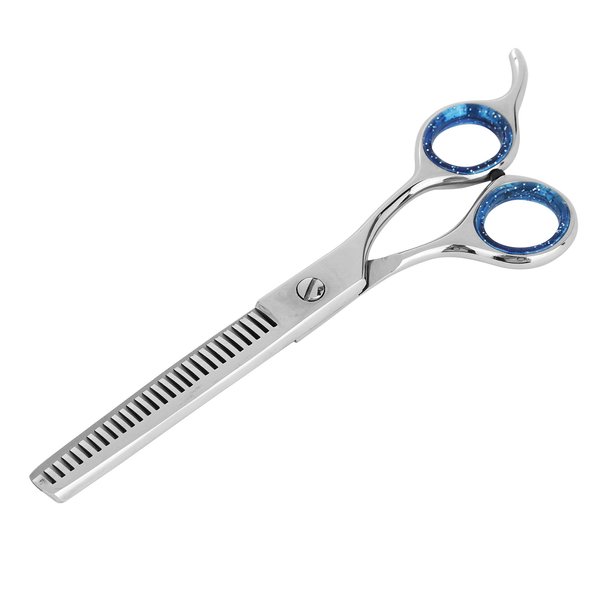 Laazar Pro Hair Thinning Shears, Texturizing Shears (6.5”/ 22 Teeth) | Professional Hairdresser/Barber Quality | Japanese Steel Blade w/Comfort Rings | Extra Sharp | Barber Tools for Men & Women