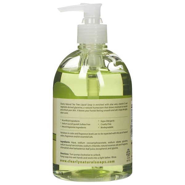 Clearly Natural Liquid Hand Soap - Tea Tree - 12 Fluid oz