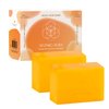 Atomic Aura Kojic Acid Dark Spot Remover Soap Bars with Turmeric, Collagen, Vitamin C, Shea Butter, Olive Oil, Vitamin E with Hyaluronic Acid for Pigmentation, Fine lines, Scars (2 Pack)