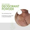 Honeybee Gardens for Men, Unscented Deodorant Powder, 4 ounces | Talc Free | Aluminum Free | Vegan | Cruelty Free | 100% Natural
