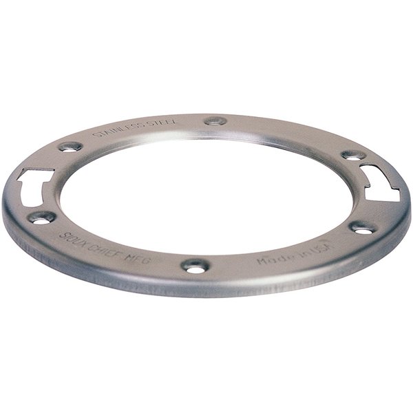 Sioux Chief Mfg 886-MR 866-S3I S/S Closet Flange Ring, Pack of 1, Stainless Steel