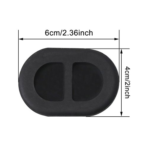 Aochuang 4 Pcs for Jeep Drain Plugs, Rear Floor Pan Body Plugs for 2014-2018 Jeep Wrangler JK & JL, Floor Rubber Replacement Plugs 4 Black Floor Pan Plugs 68194821AA