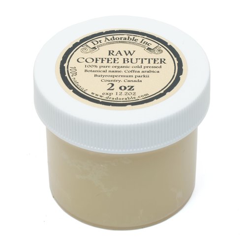 Dr Adorable - 2 oz - Coffee Bean Butter - Pure Natural Organic Anti Aging Moisturizer