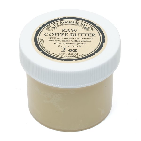Dr Adorable - 2 oz - Coffee Bean Butter - Pure Natural Organic Anti Aging Moisturizer