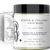 Made With Love Biotin and Hydrolyzed Collagen Hair Mask for Dry & Damaged Hair with Aloe Vera, Avocado Oil, Vitamin E Oil Kelly & Brandon (8oz)