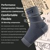 EVOPLECI Ankle Compression Sleeve Open Toe Ankle Compression Socks Plantar Fasciitis Support Brace Ankle Brace for Men Women Arch Support,Injury Recovery,Joint Pain … (M, GRAY-20-30mmHg)