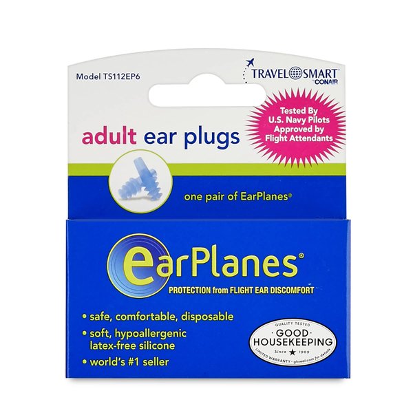 Original Child EarPlanes by Cirrus Healthcare Ear Plugs Airplane Travel Ear Protection 1 Pair, Size-Small
