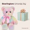 Bearington Candi Rainbow Plush Stuffed Animal Teddy Bear, 12 inches