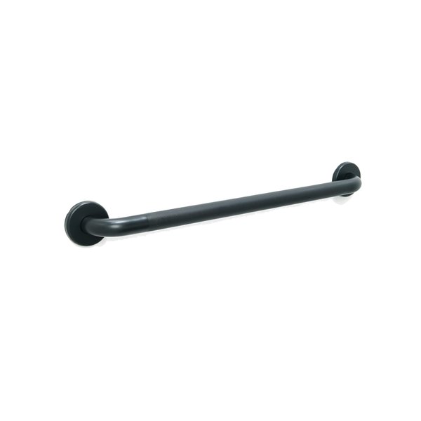 Matte Black 12" Grab Bar for Bathroom Shower Toilet - ADA Safety Rail/304 Stainless Steel/Knurled