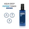 DASHU Mens Aqua Deep Potent Toner 5.17fl oz – Facial Toner, Tightens pores, All Skin Types, Recondition and purify Skin, Anti-Aging, Dead Skin Care, Moisturizing