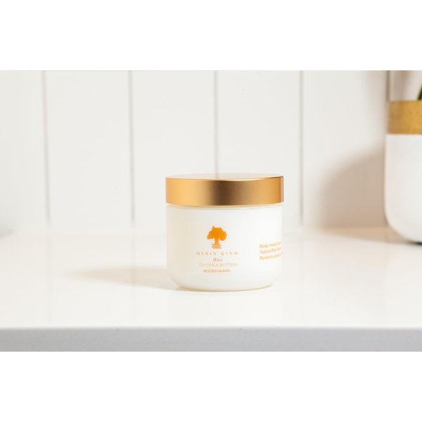 MERIN KIND - Whipped Shea Body Butter for Skincare and Hair No Parabens and Cruelty-Free Natural Moisturizer with Avocado and Organic Baobab Oil RISE (Citrus Lemongrass, Small, 4 oz.)