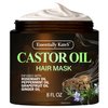 Essentially KateS Castor Oil Hair Mask 8 Fl Oz - Infused with Rosemary, Peppermint, Grapefruit and Ginger Oil - Fuller and Thicker Looking Formula - Last Long with Immediate Effect