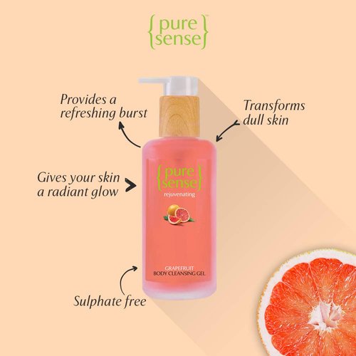 PureSense Grapefruit Rejuvenating Body Cleansing Gel (200ml)
