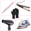WLLHYF Professional Heat Resistant Glove for Hair Styling Cotton Material, Protects Hands, 2 Piece