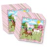 Lovely Pink Horse Birthday Party Supplies Set Plates Napkins Cups Tableware Kit for 16