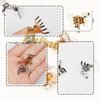 30 Pieces Hair Clips Metals Hollow Butterfly Mini Hair Accessories Strong Hold Jaw Cute Decorative Small Hair Clips for Women Kids Toddlers Girl Mini Claw Clips Hair Accessories (Gold, Silver)