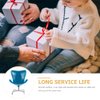 Zerodeko 2 PCS 1: 6 Scale Dollhouse Miniature Plastic Chair, Miniature Chair Model Dollhouse, DIY Mini Chairs Simulation Armchair Backrest Swivel Egg Chair for Dollhouse Decor Accessories