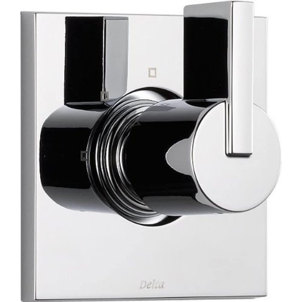 Delta Faucet Vero 3-Setting Shower Handle Diverter Trim Kit, Diverter Valve Trim Kit Chrome, 3 Way Shower Diverter, Delta Diverter Trim, Chrome T11853 (Valve Not Included)